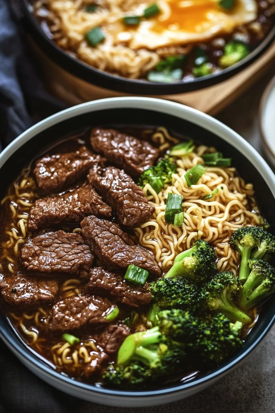 Beef and Broccoli Ramen