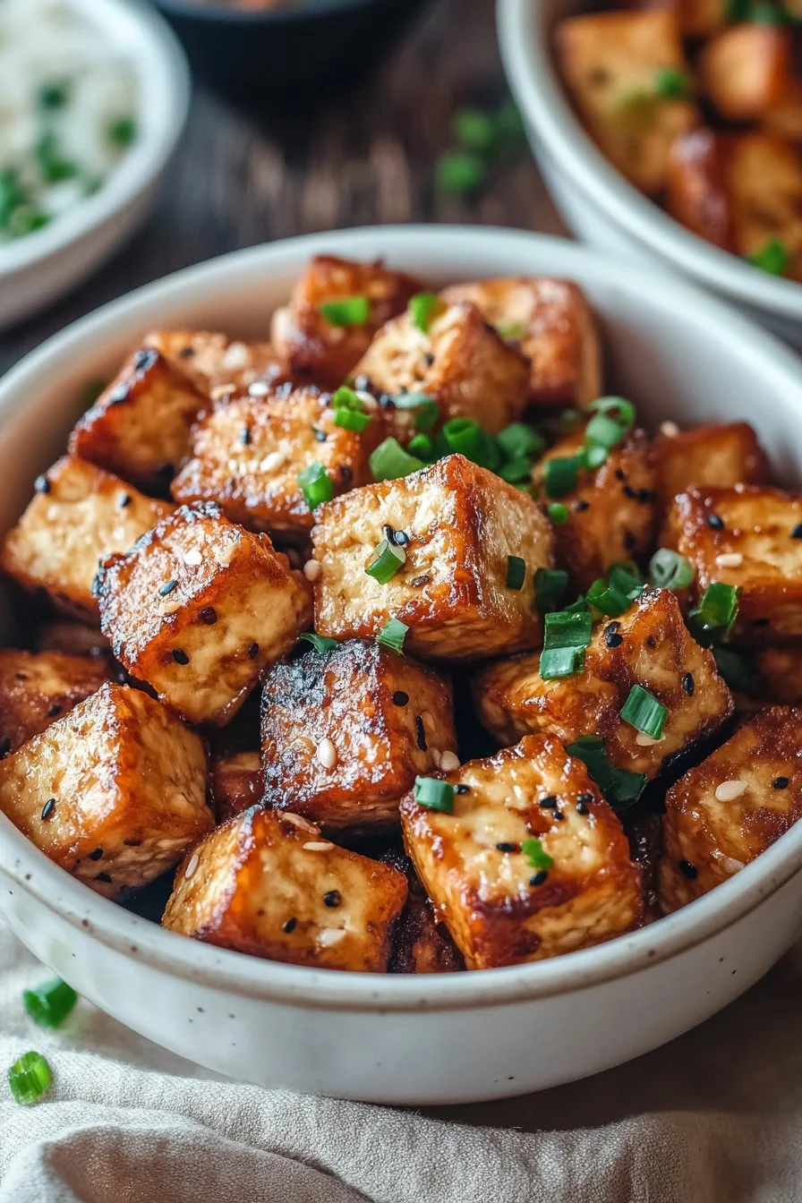 Crispy Soy Garlic Tofu
