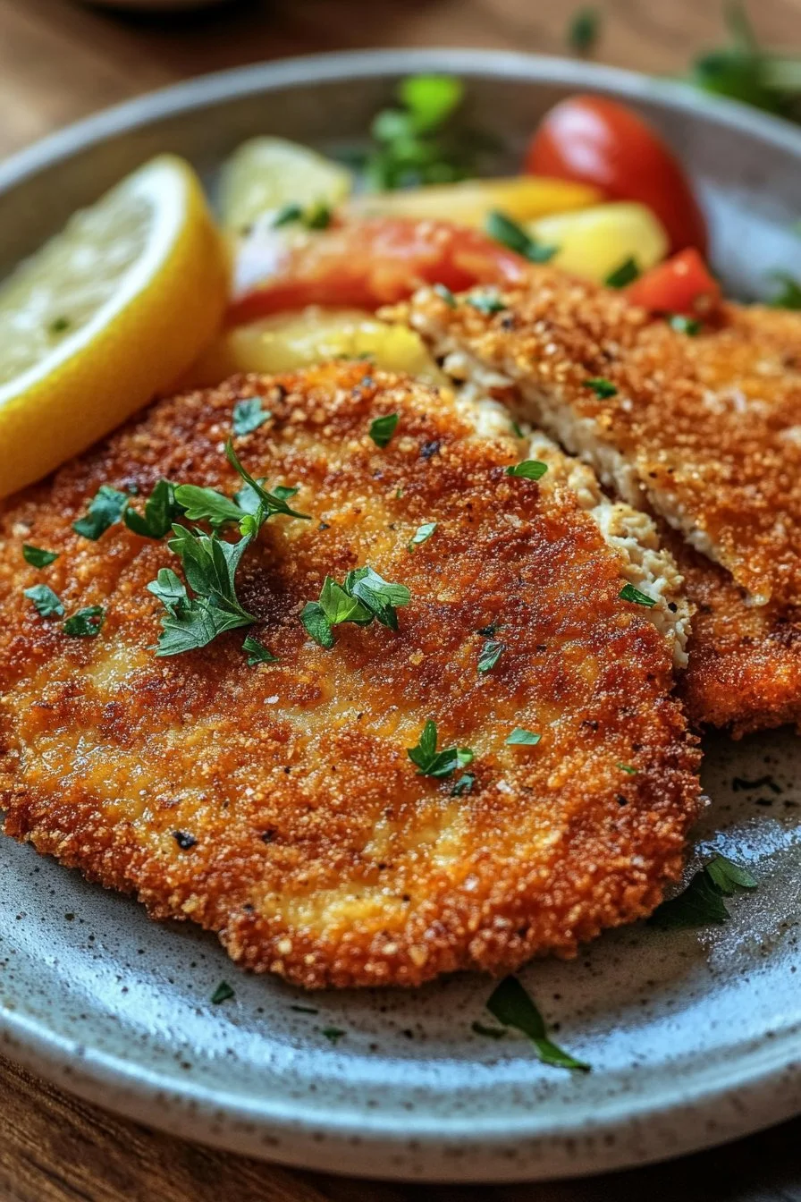 Crispy Vegan Schnitzel Cutlet - Made from Tofu!