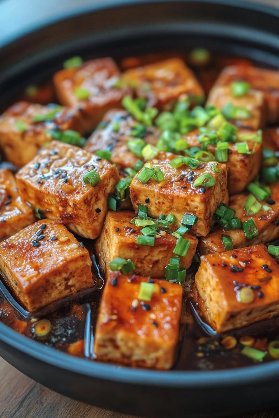 Korean Braised Tofu (Dubu Jorim)