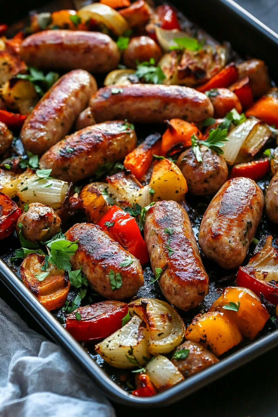 Delicious Sheet Pan Sausage & Veggies for a Quick Dinner