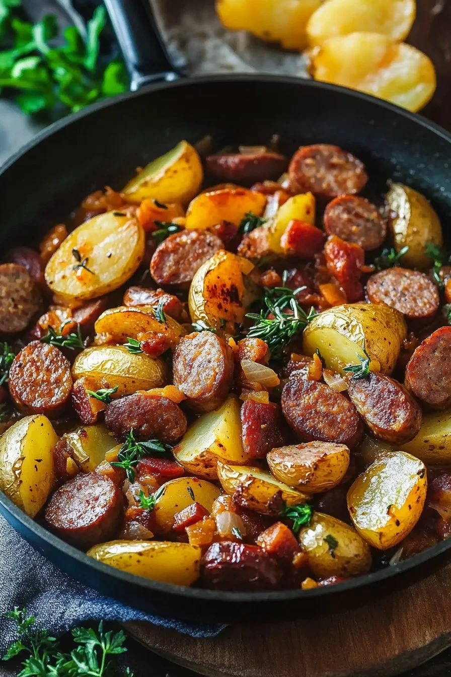 Sausage and Potatoes Skillet: A One-Pan Wonder for Easy Weeknight Meals
