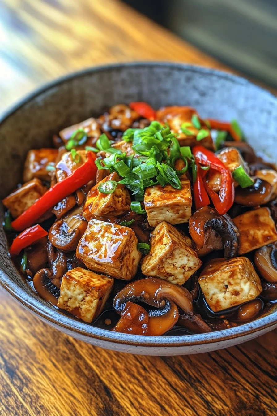 Mushroom and Tofu Stir-Fry