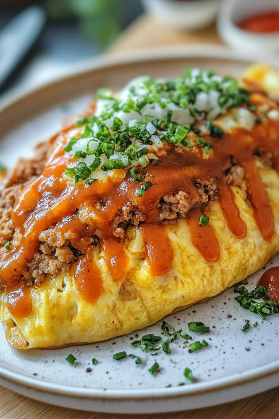 Omelette rice