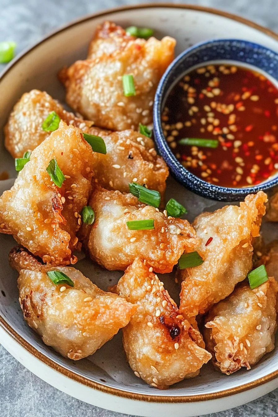 Crispy Rice Paper Dumplings