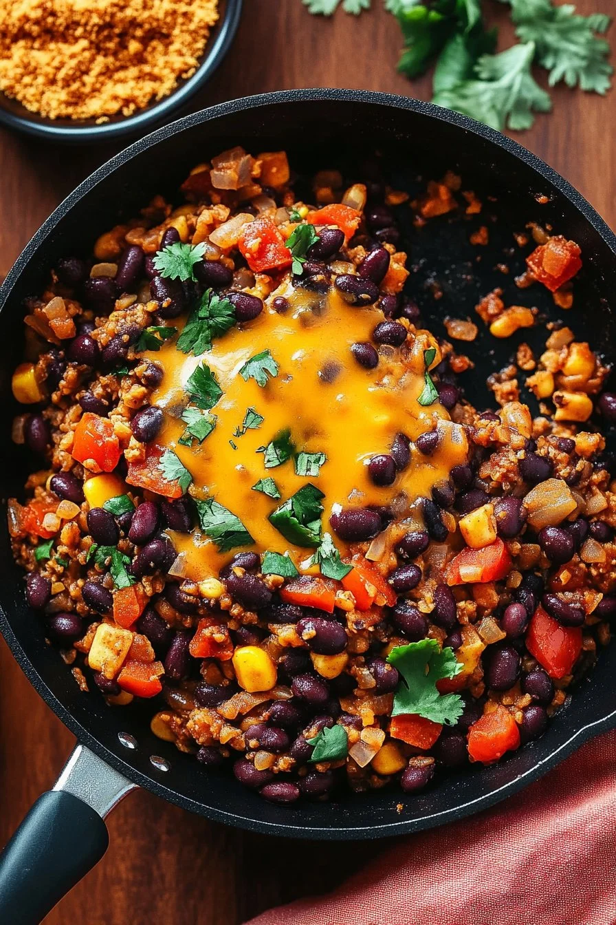 Southwest Black Bean Skillet Recipe