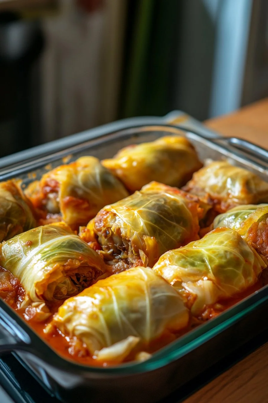Polish Cabbage Rolls (baked in the oven)
