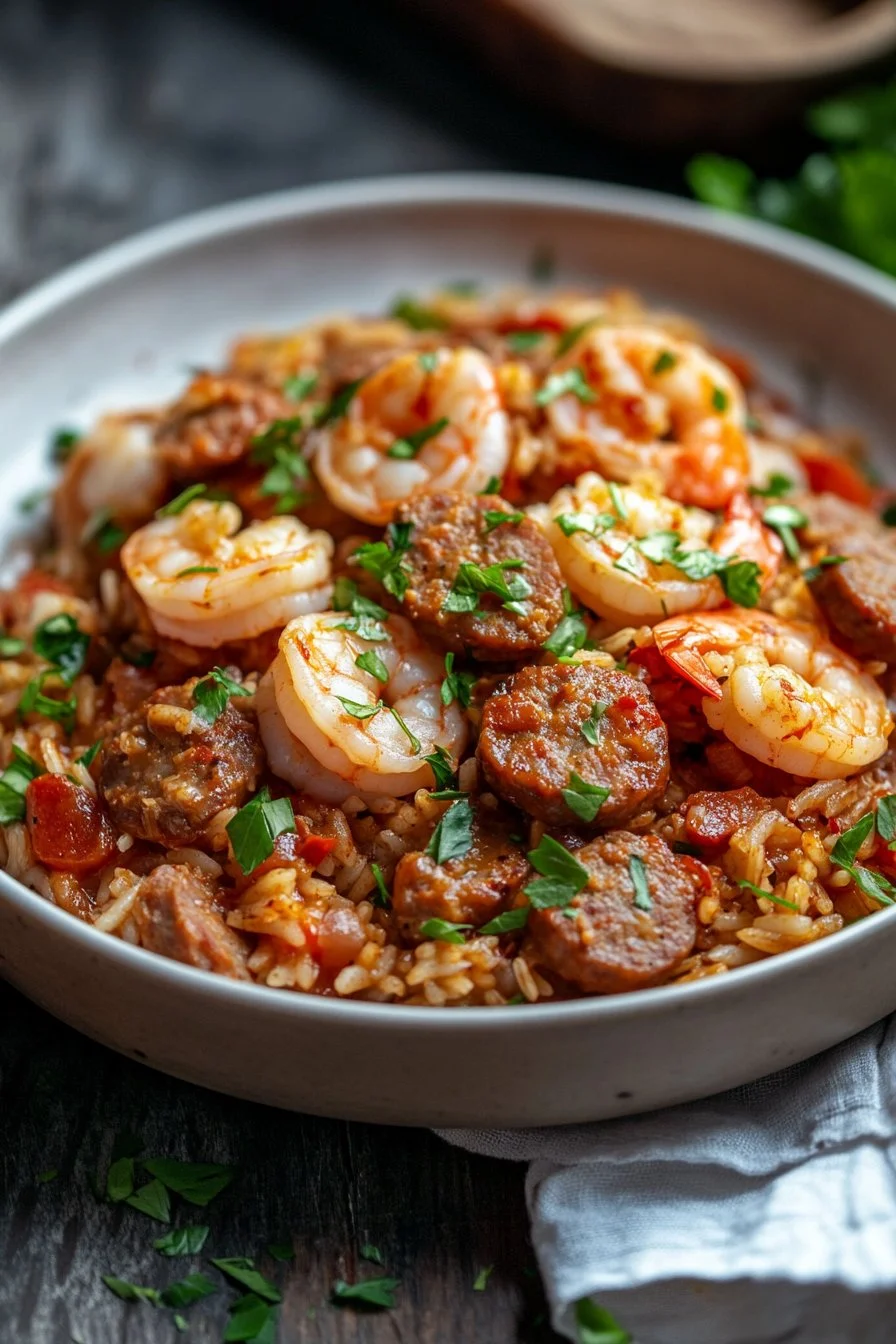 Shrimp and Sausage Jambalaya