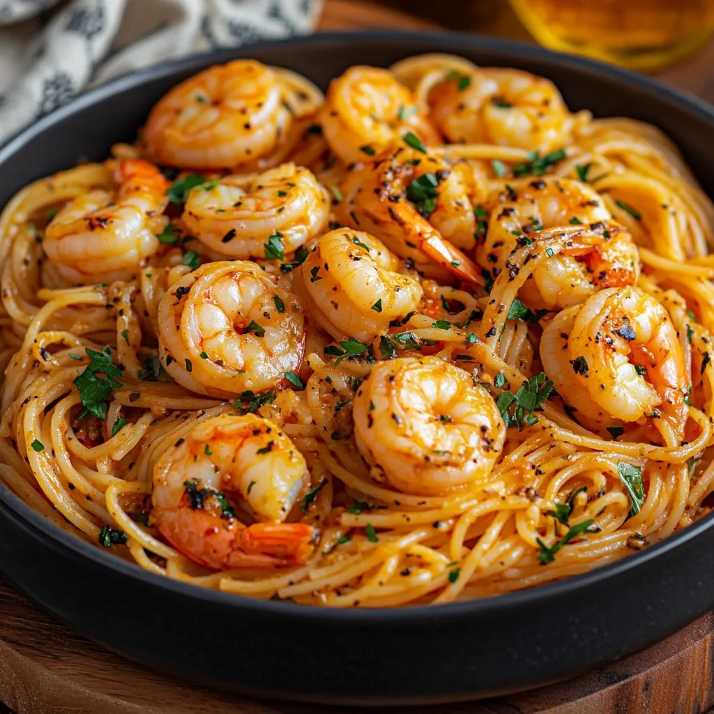 Delicious Marry Me Shrimp Pasta served elegantly in a bowl