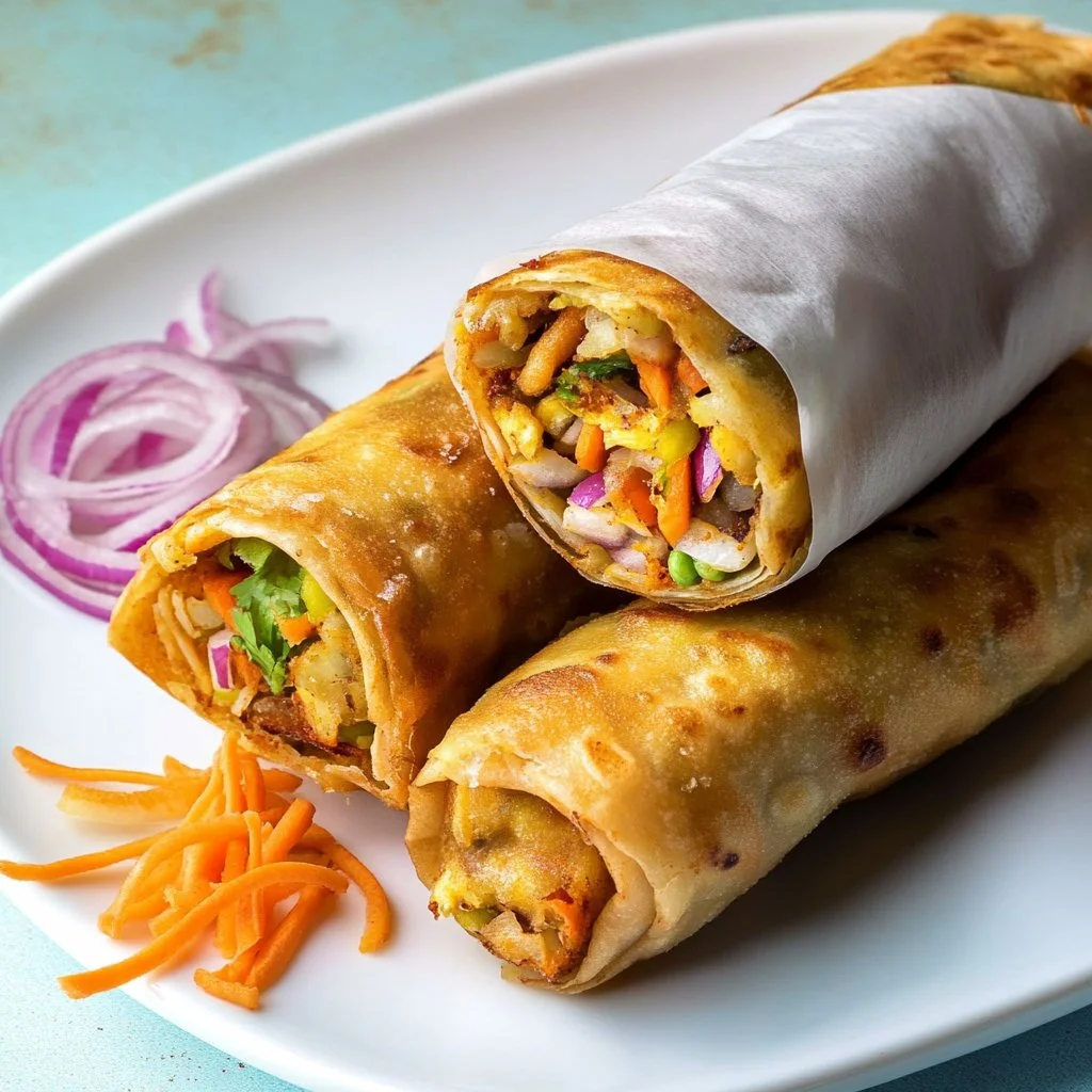 Delicious stuffed flatbreads filled with various ingredients