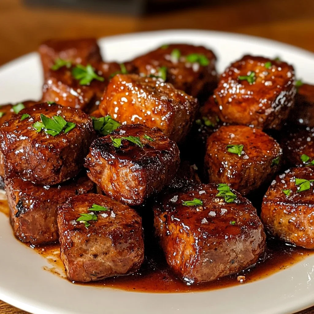 Delicious Texas Roadhouse steak bites served with dipping sauce