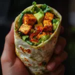 Healthy and flavorful tofu wraps ready to enjoy