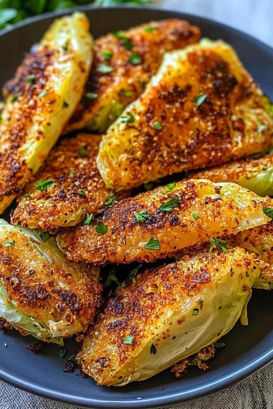 Air Fryer Cabbage Wedges