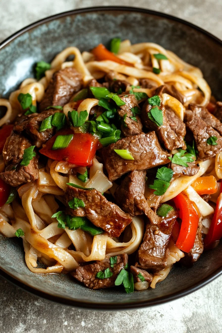Beef and Noodles