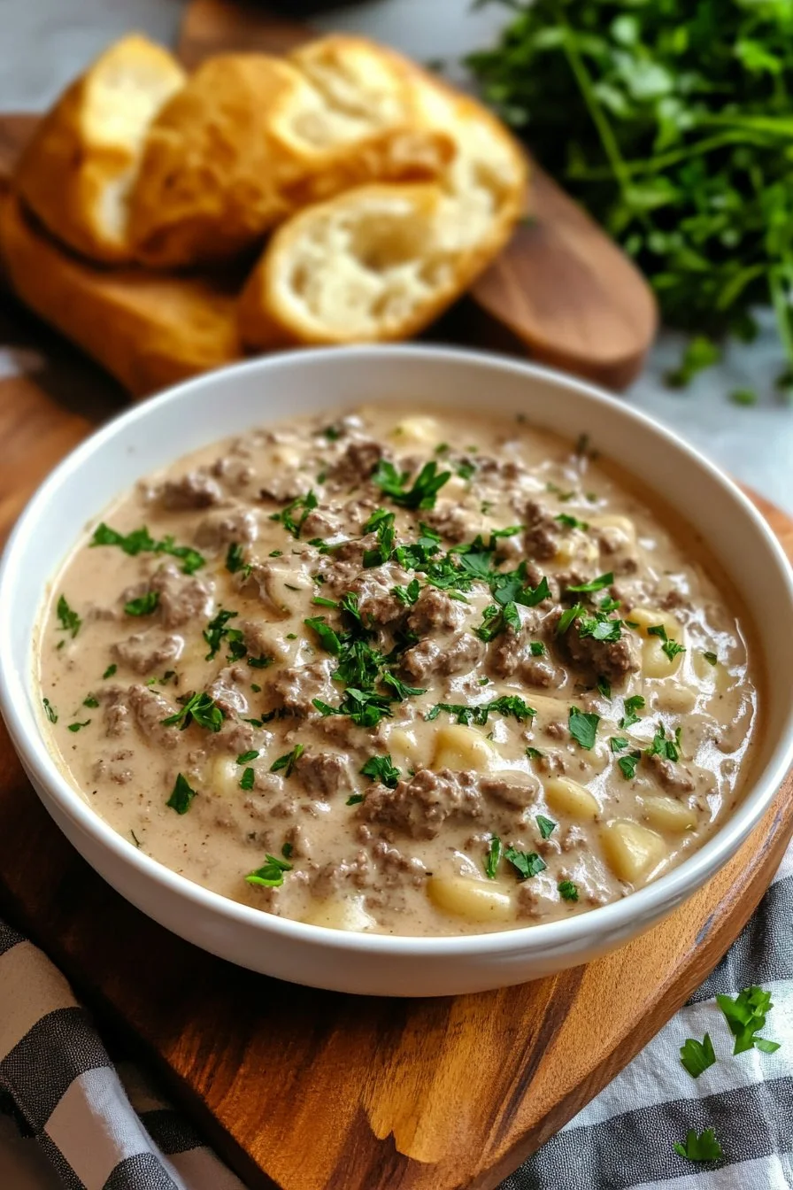30-Minute Ground Beef Stroganoff
