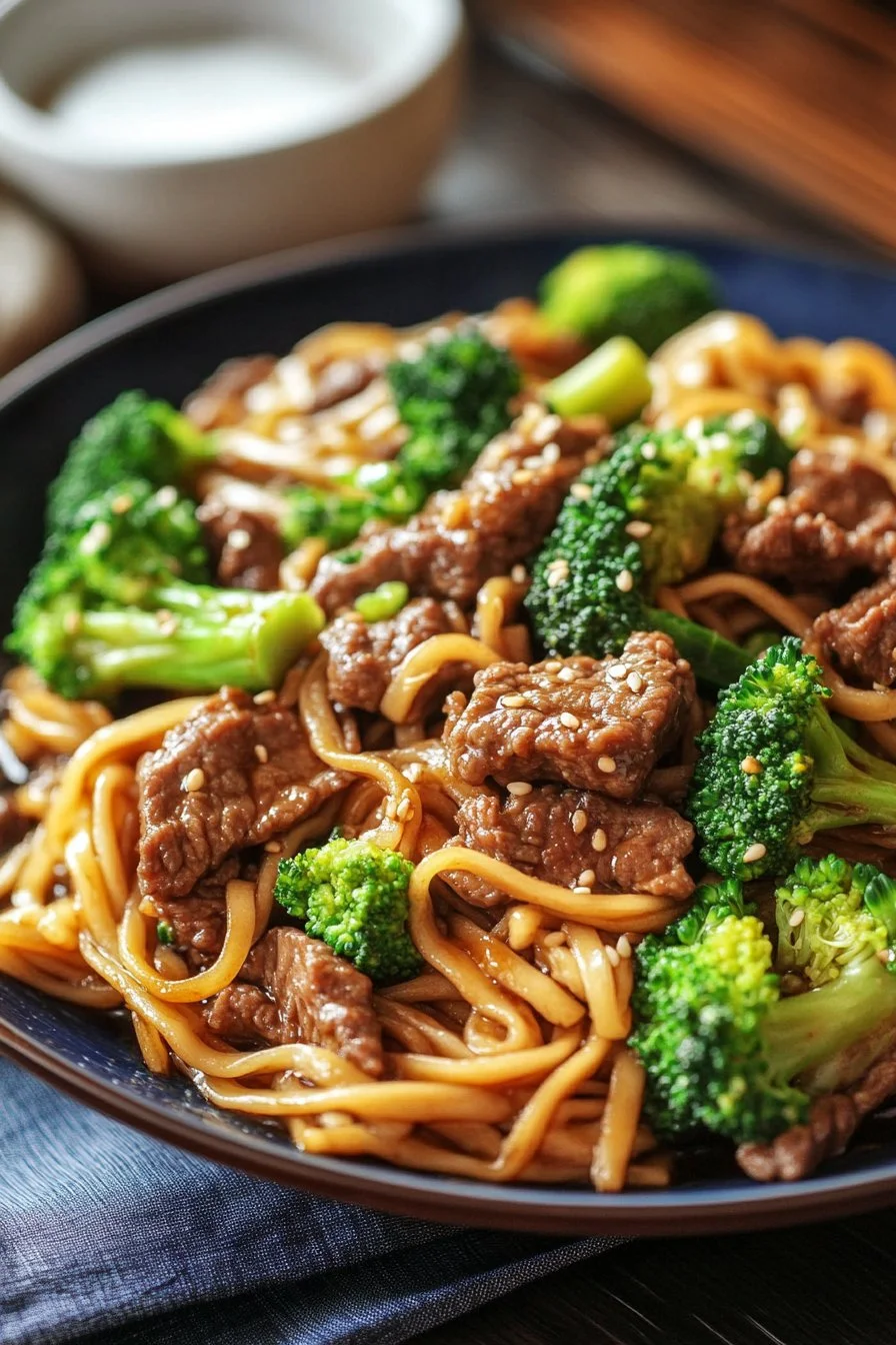 Beef and Broccoli Lo Mein