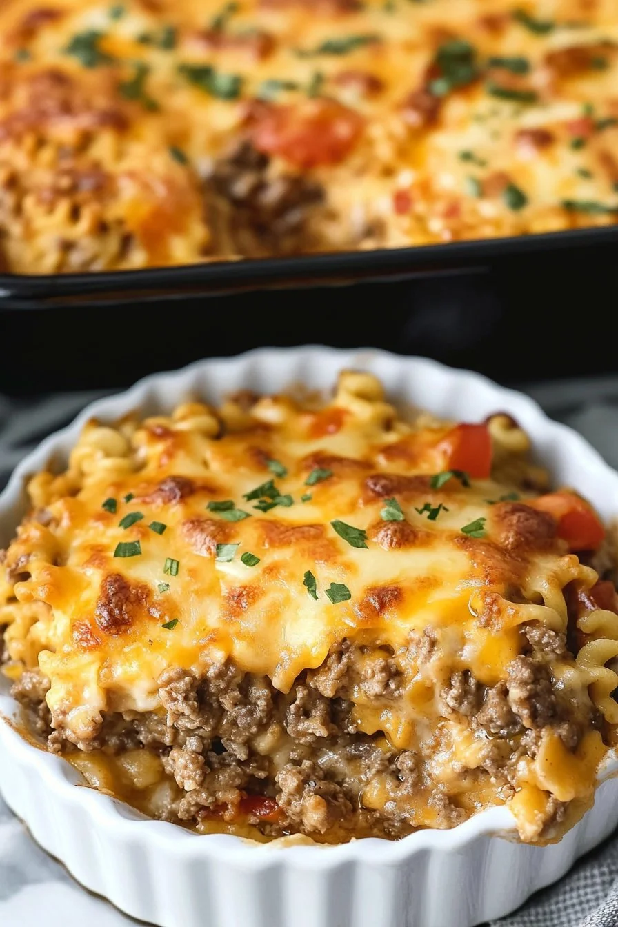 Cheeseburger Casserole