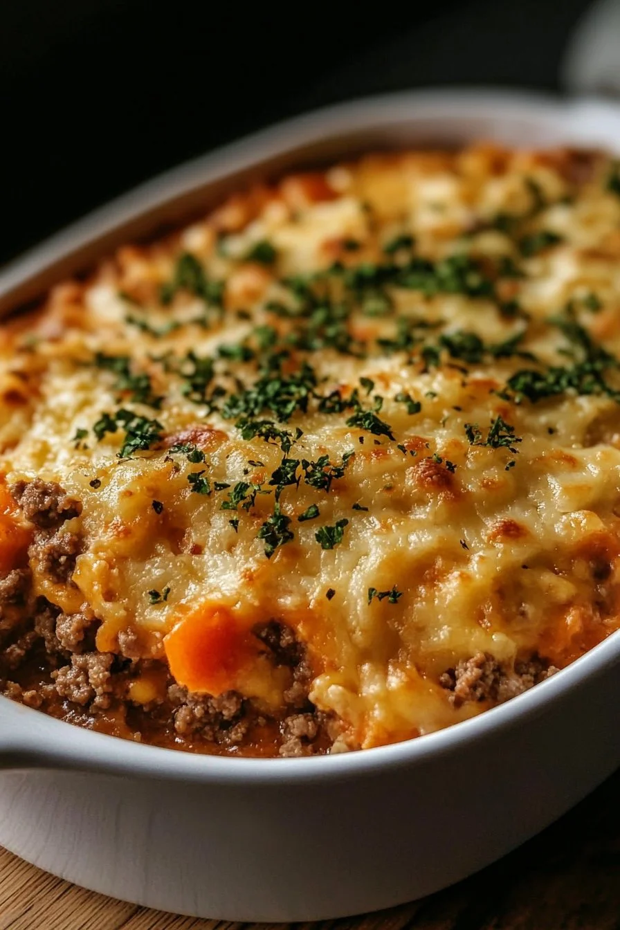 Cheesy Ground Beef Casserole