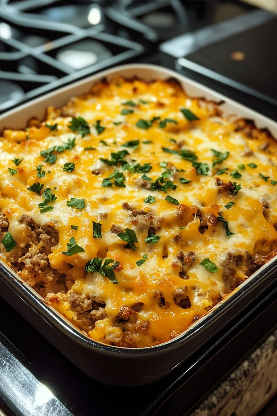 Creamy Ranch Cowboy Casserole