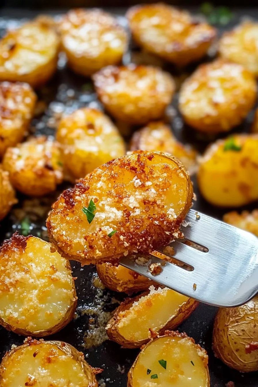 Crispy Parmesan Potatoes