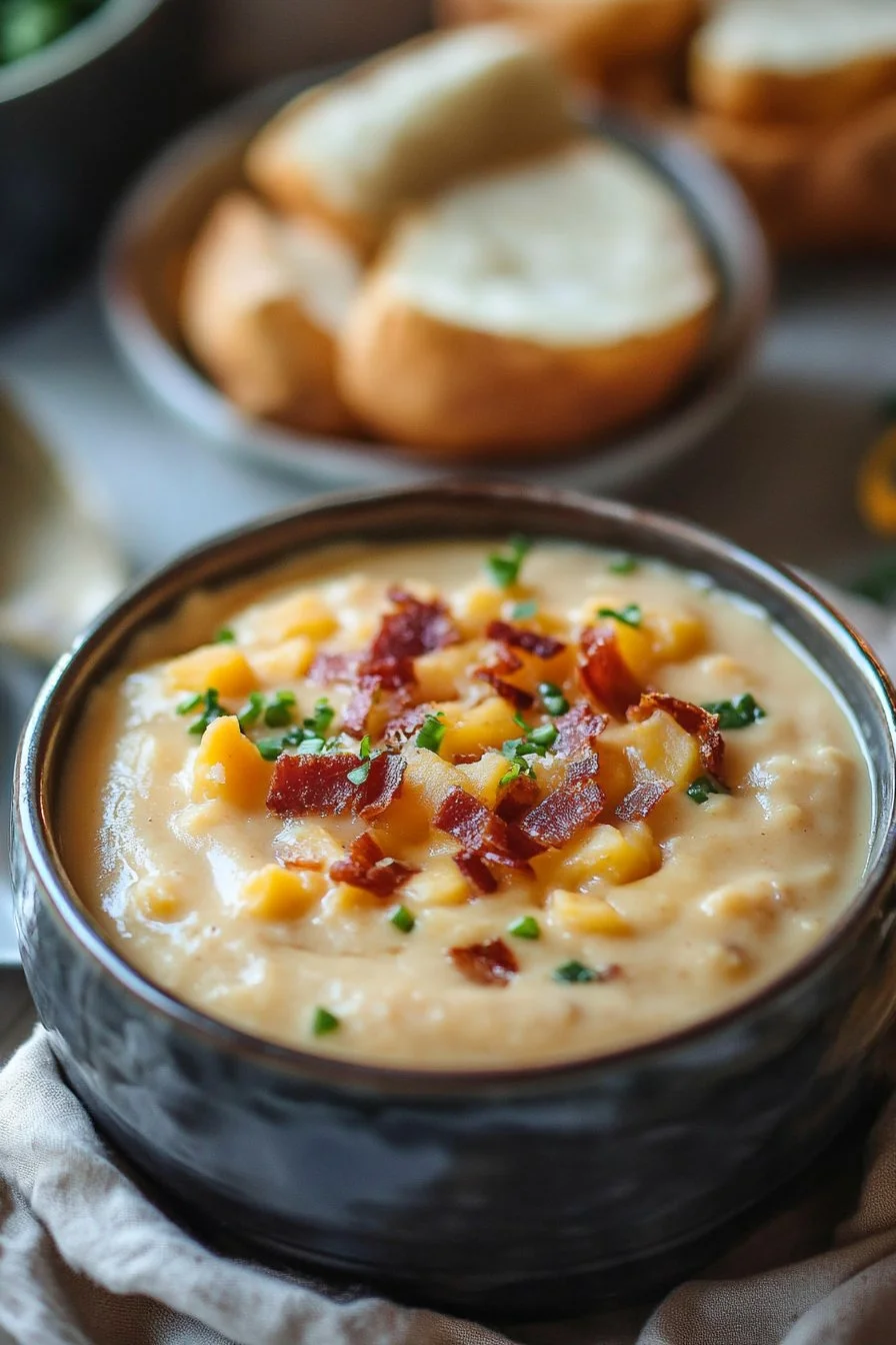 Crockpot Loaded Baked Potato Soup