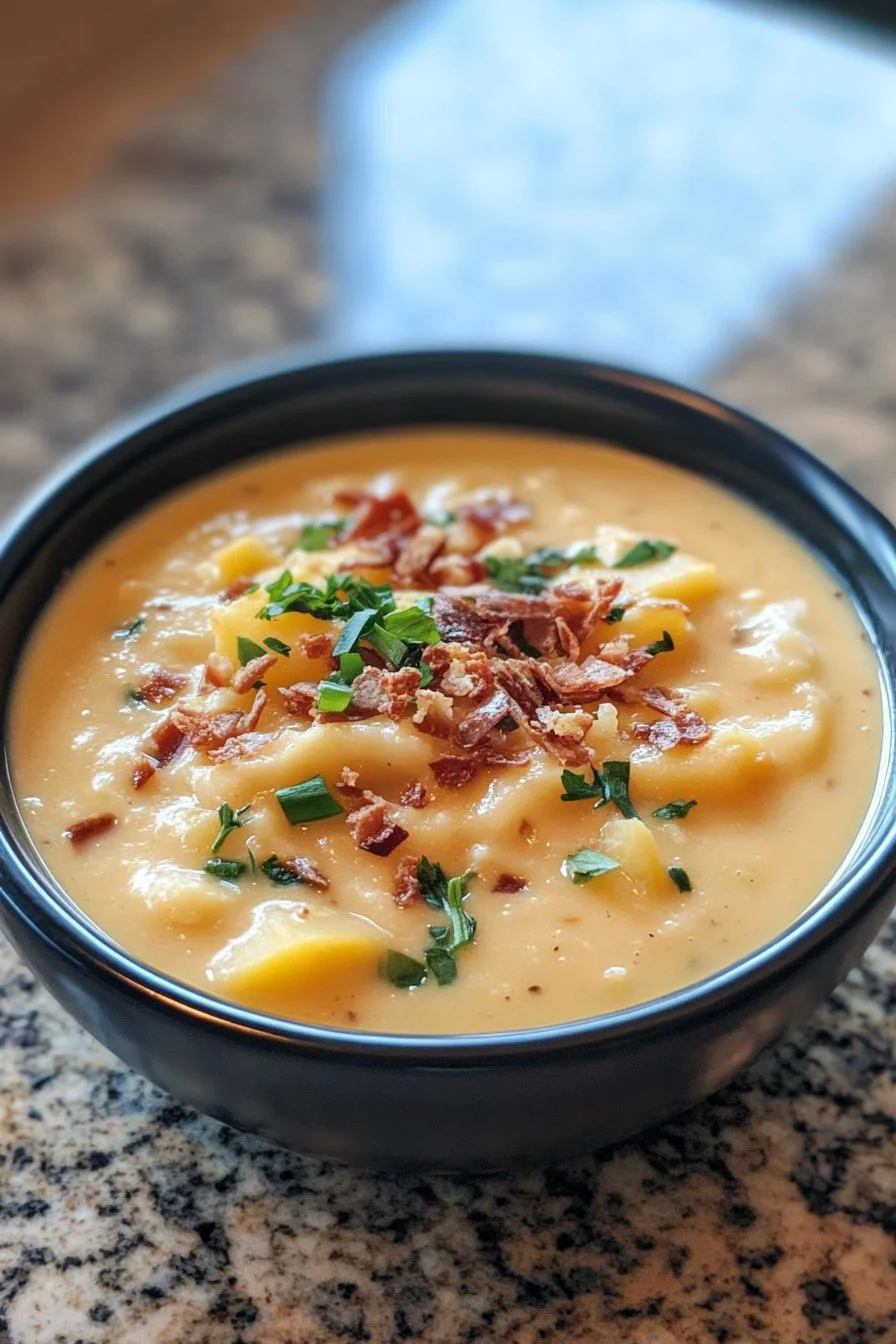 Easy Homemade Loaded Potato Soup
