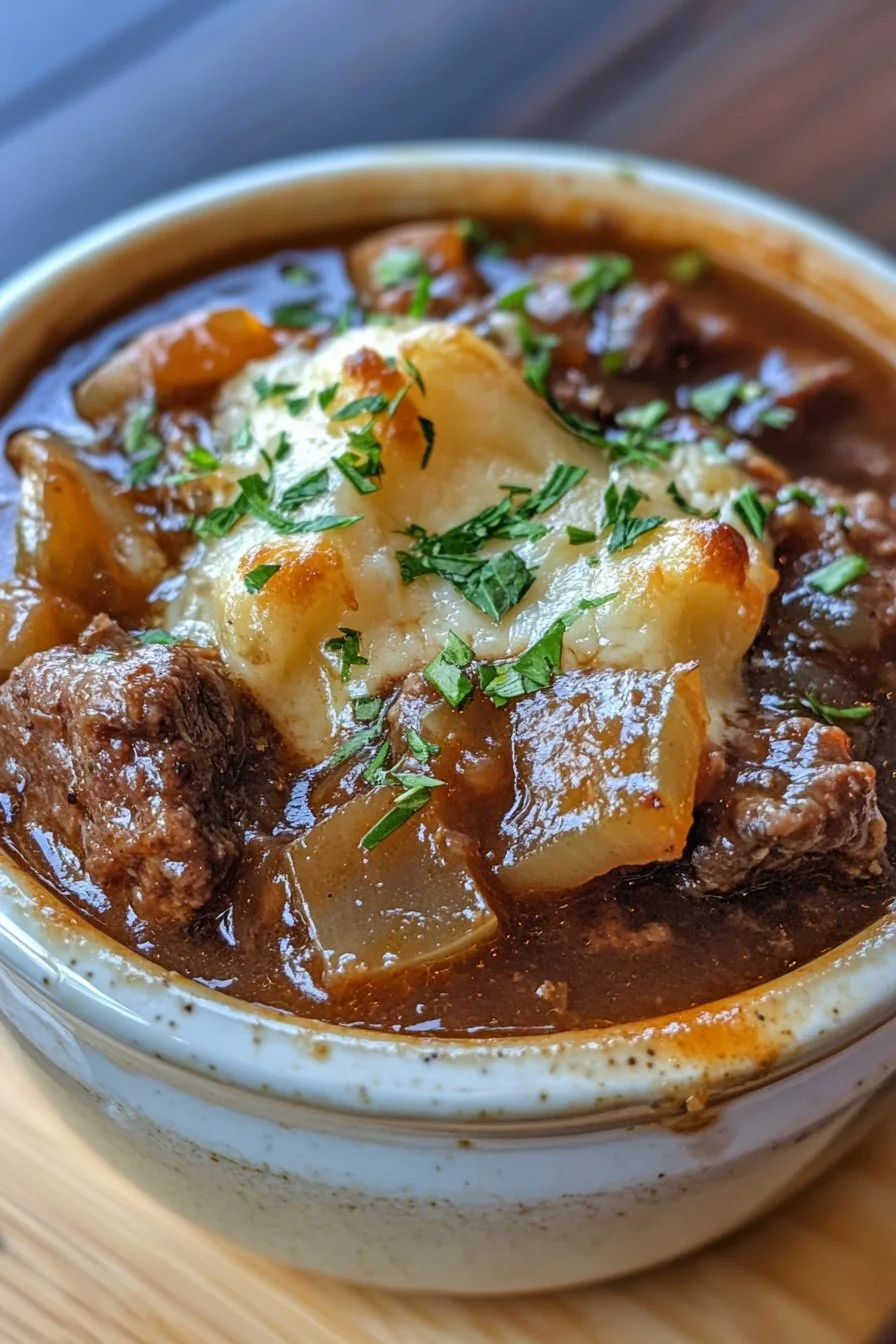 French Onion Beef Stew