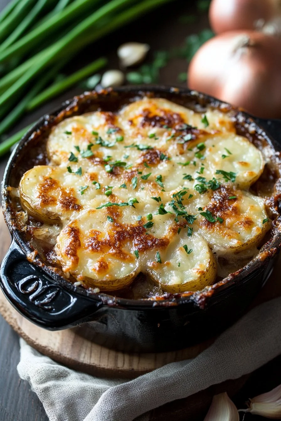 French Onion Potatoes
