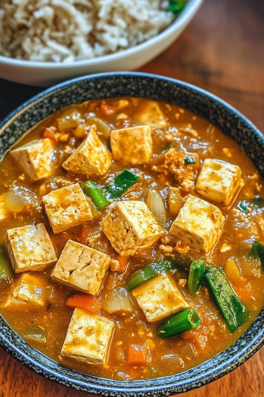 Garlic Ginger Tofu Stew
