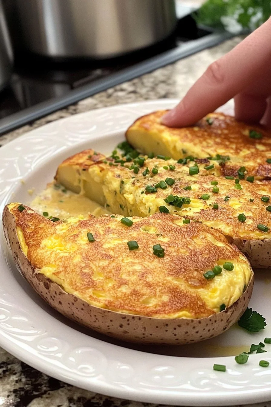 Gourmet Omelettes in a Potato