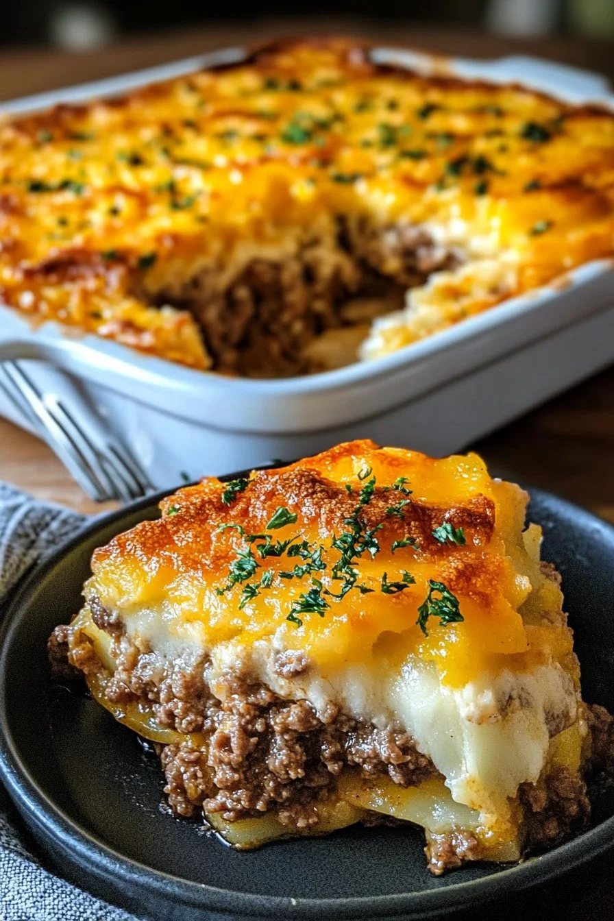 Ground Beef and Potatoes Casserole: Creamy, Cheesy Bliss!