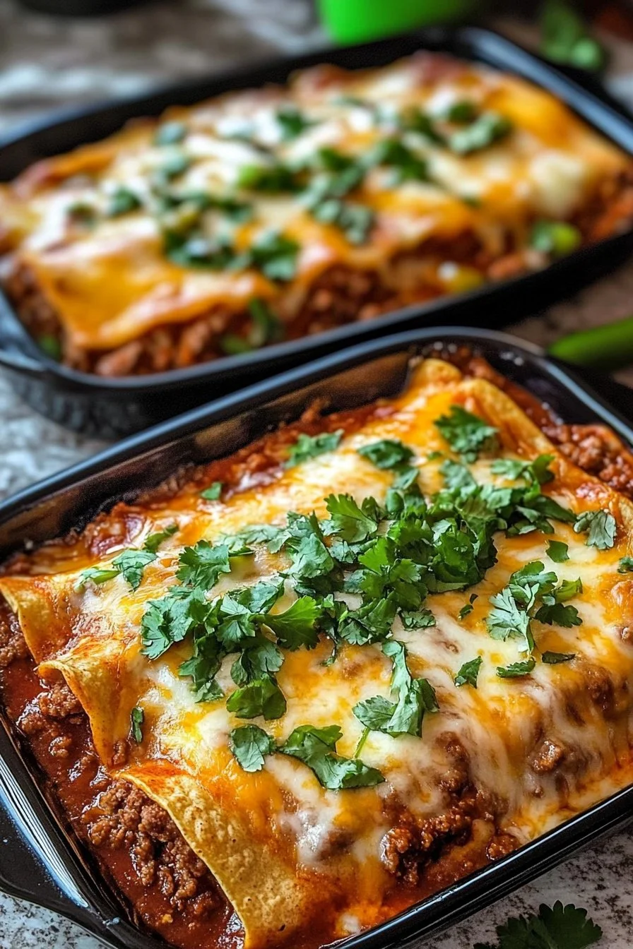Ground Beef Enchiladas