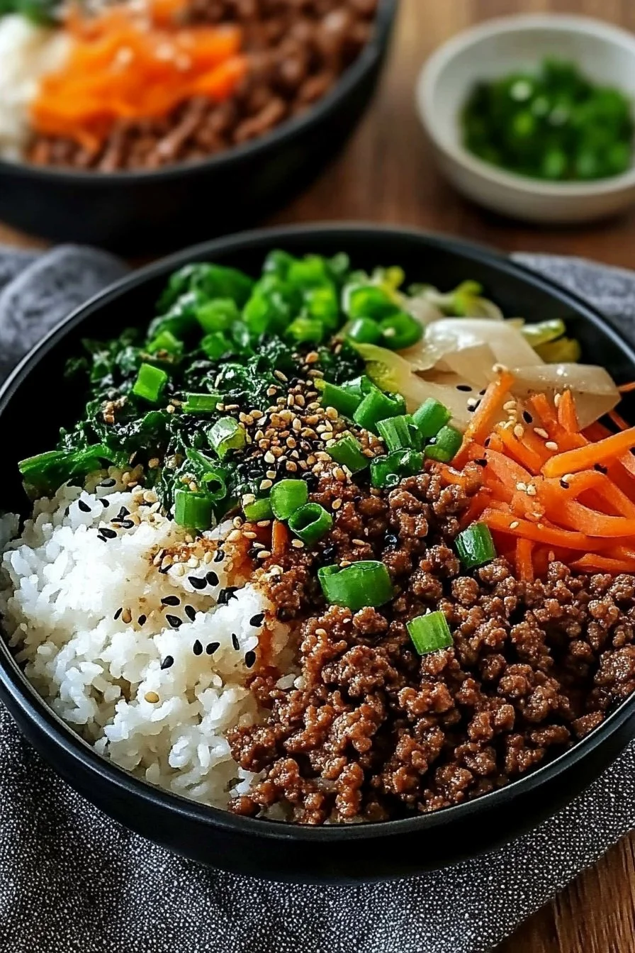 Korean Ground Beef Bowl