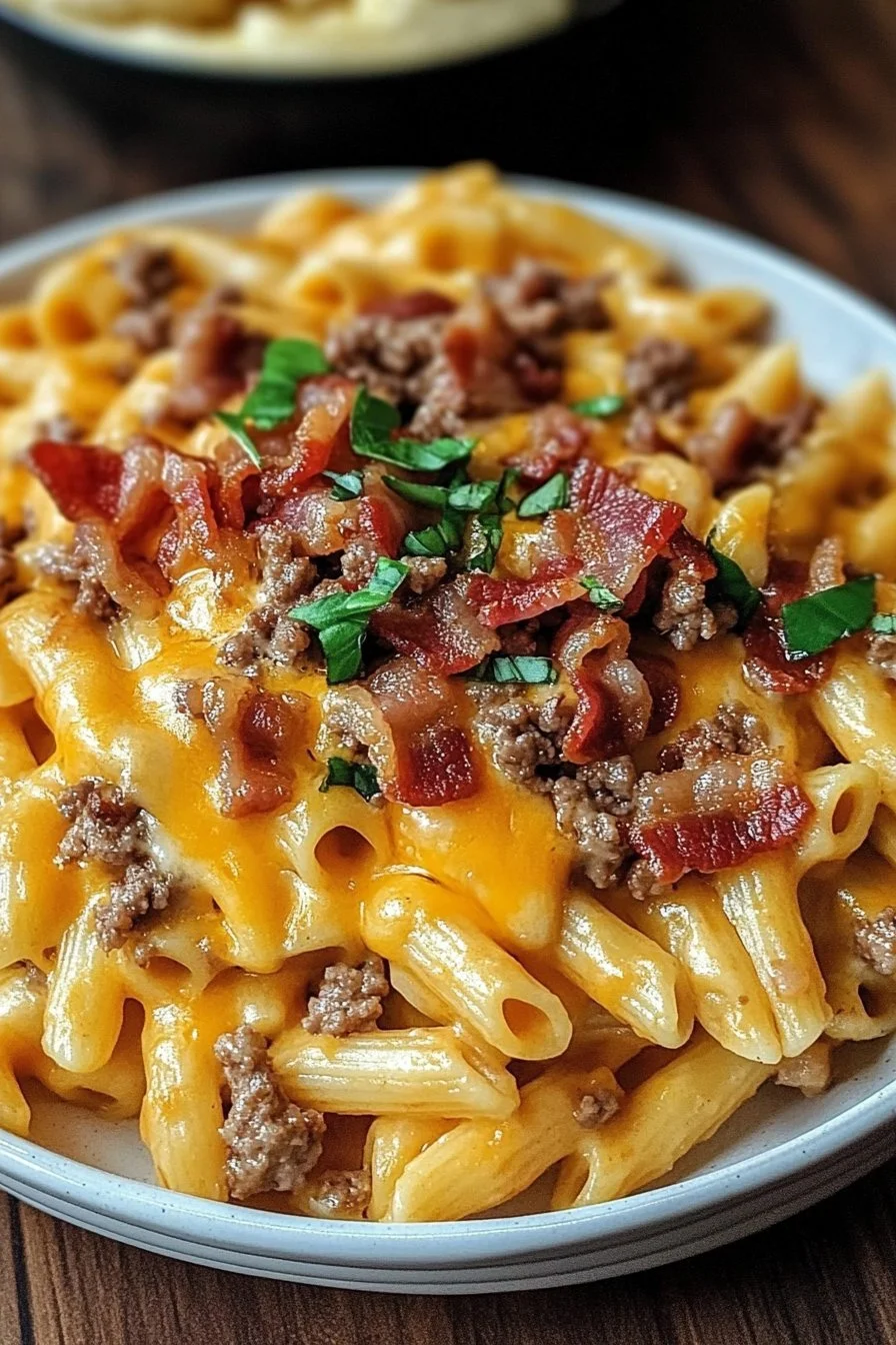 Loaded Bacon Cheeseburger Pasta You'll Crave Again and Again