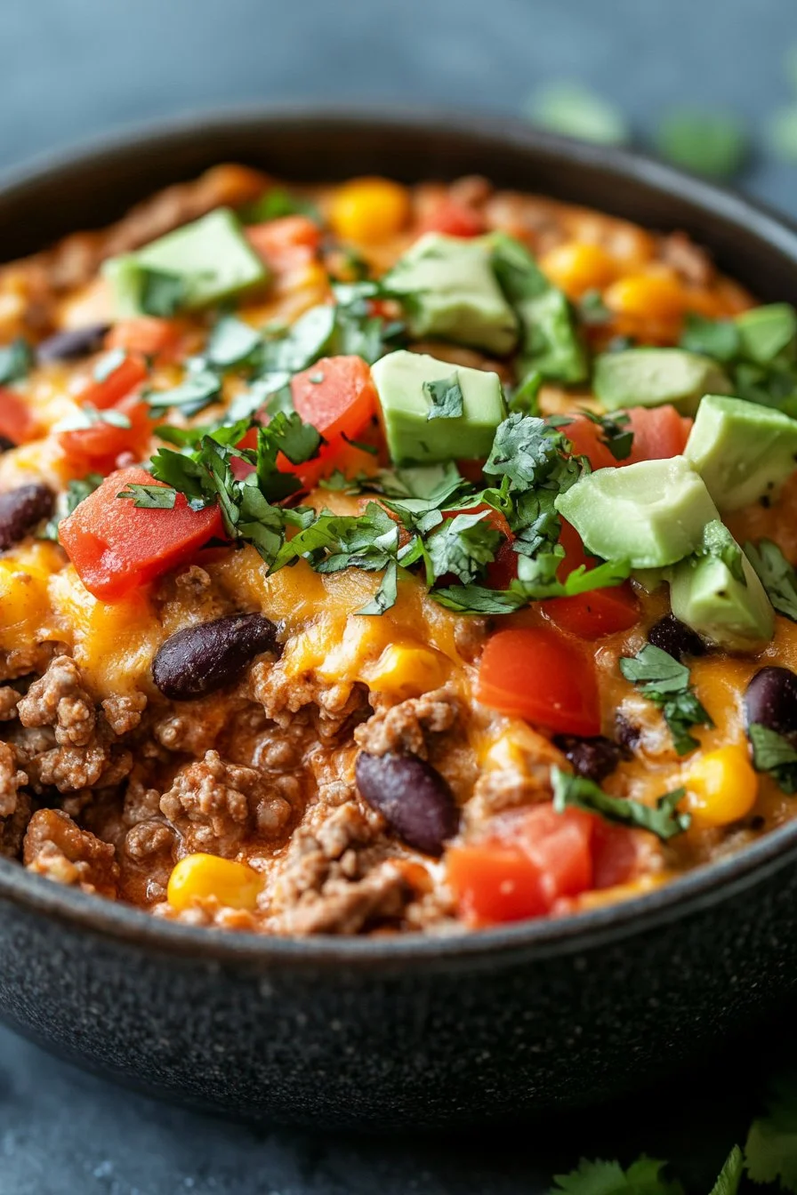 Mexican Ground Beef Casserole