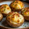 Perfect baked potato with crispy skin and fluffy interior, ready to be topped.