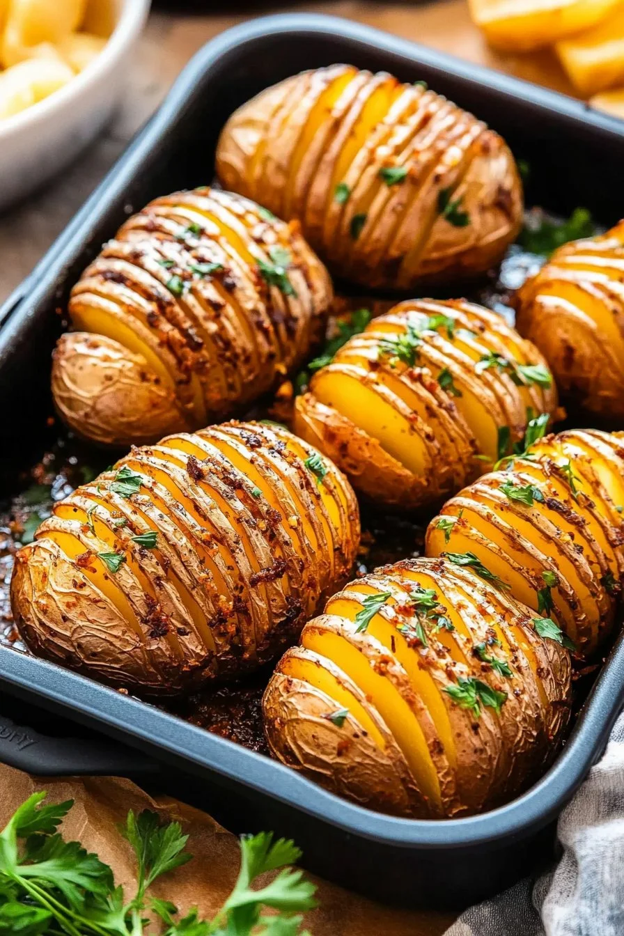 Perfect Hasselback Potatoes