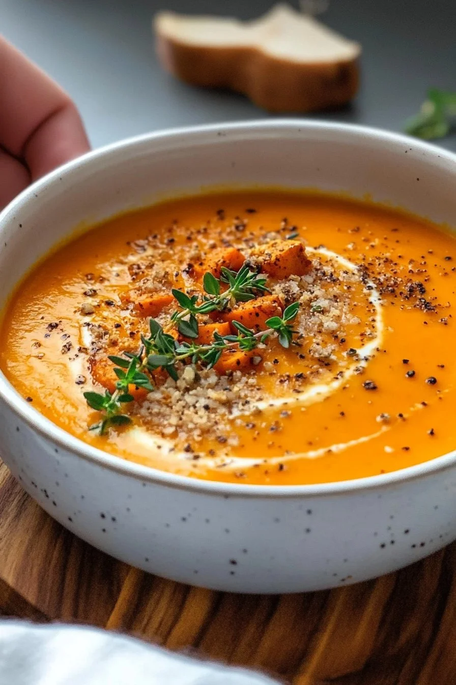 Roasted Sweet Potato Soup