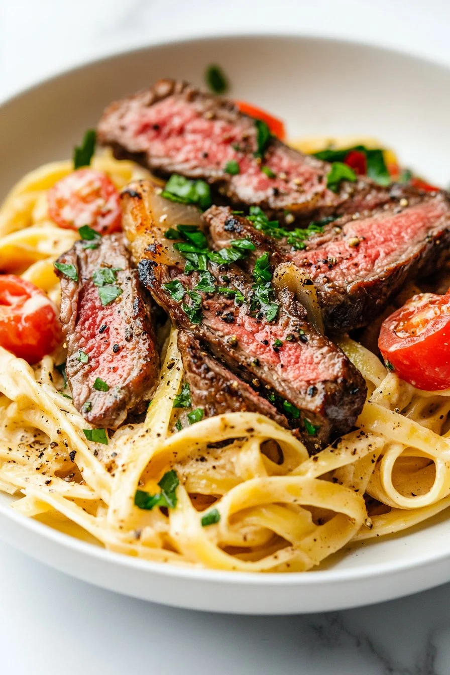 Savory Steak Pasta Recipe Easy Creamy Dinner Idea to Try Tonight