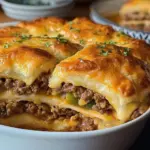 Savory stuffed cabbage rolls with a blend of rice and ground meat