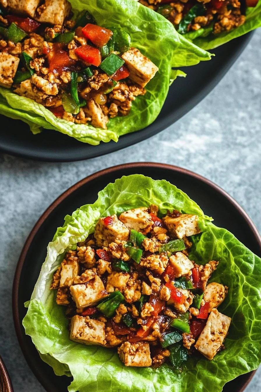 Tofu Lettuce Wraps