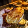 Deliciously baked potatoes served as a weeknight dinner option.