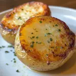 Delicious weeknight baked potatoes topped with butter and herbs