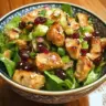 Asian Chicken Cranberry Salad with fresh ingredients and vibrant colors