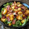 Delicious Bacon Cheddar Salad with crispy lettuce, bacon, and cheese