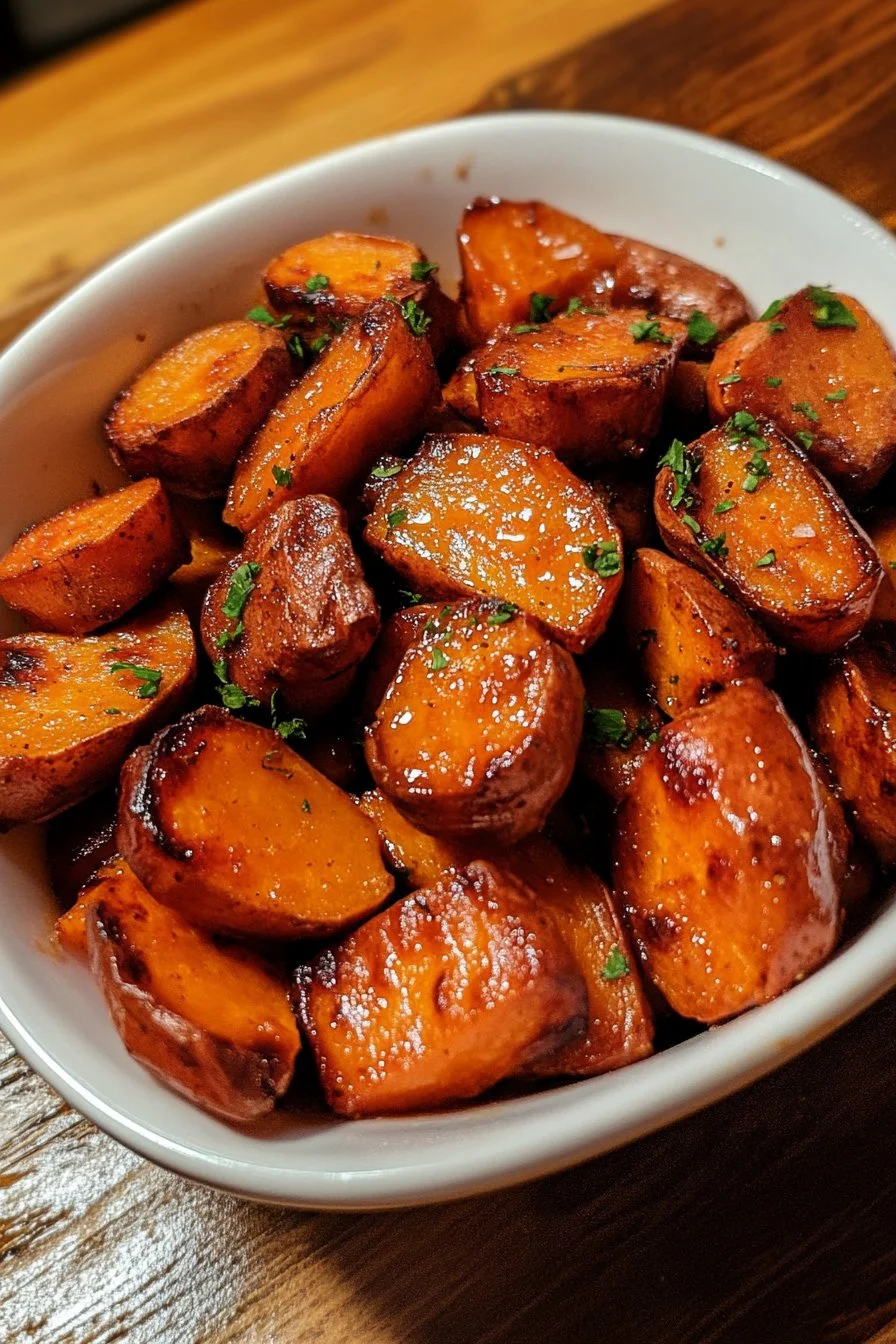 Brown Sugar Candied Sweet Potatoes