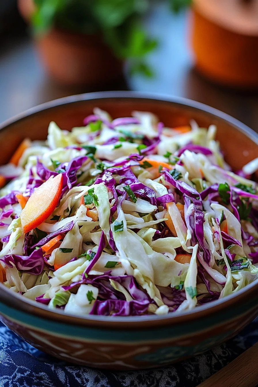 Cabbage Apple Slaw