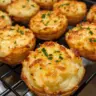 Delicious cheesy mashed potato puffs baked to perfection