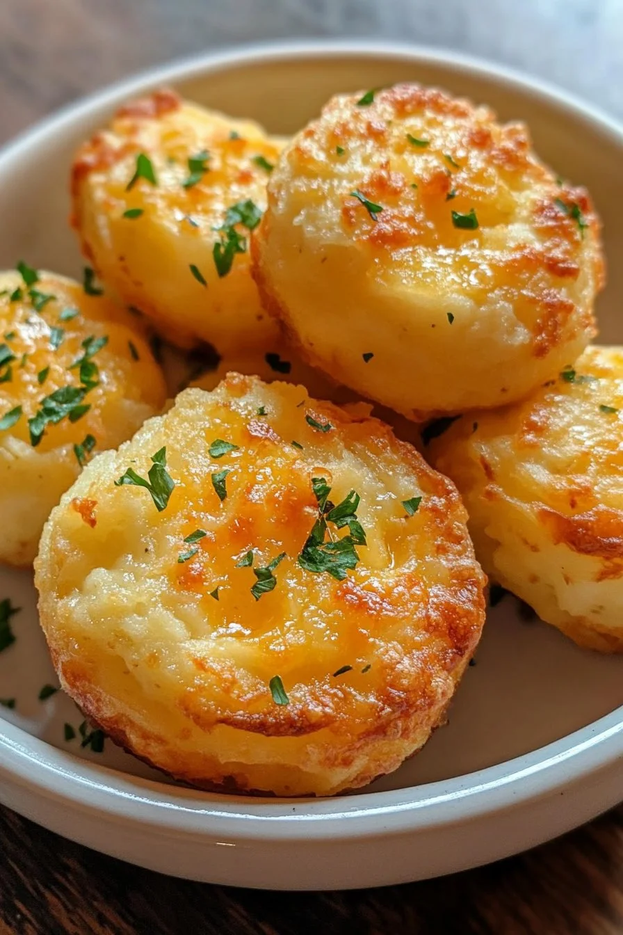 Cheesy Mashed Potato Puffs