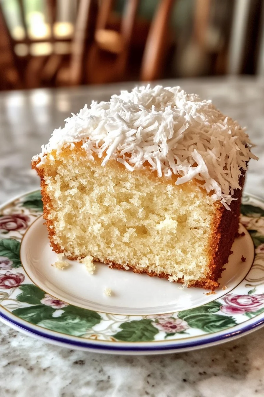 Coconut Lemon Loaf Cake